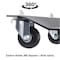 Fleming Supply Wheel Dolly- Set of 4, Steel Tire Skates with 3-Inch Ball Bearing Casters 724037ILV - alternate 3